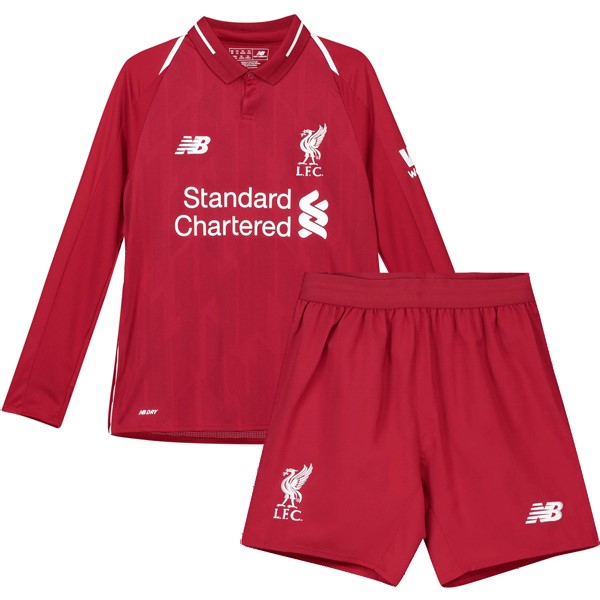 Trikot Liverpool Heim Ml Kinder 2018-19 Rote Fussballtrikots Günstig